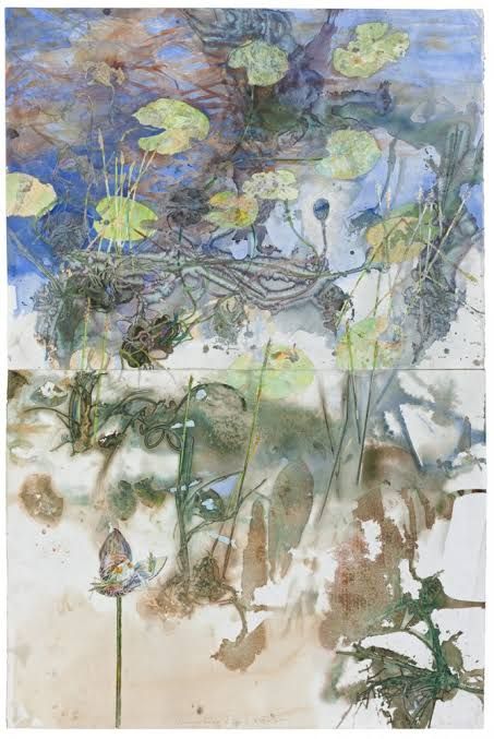Water Lilies and Rakay, John Wolseley